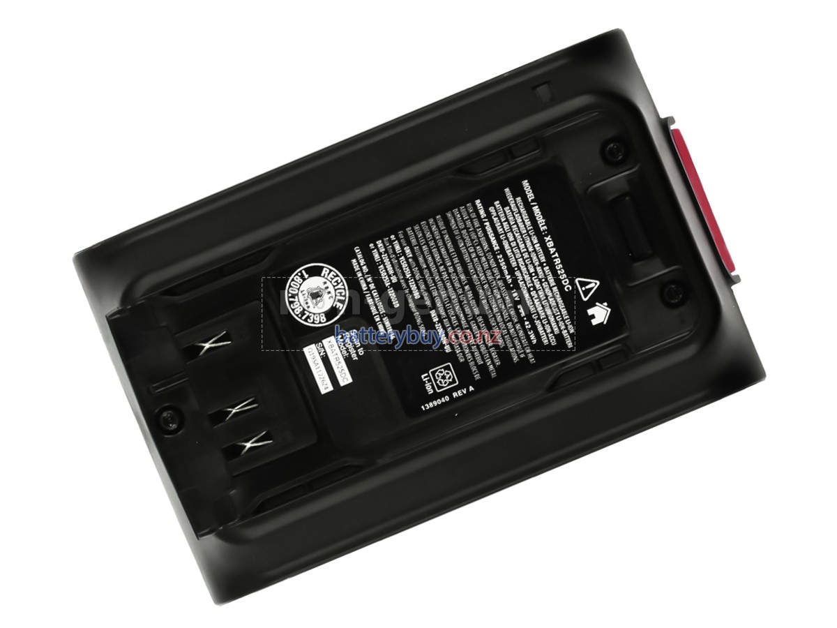 replacement Shark XBATR525DC battery