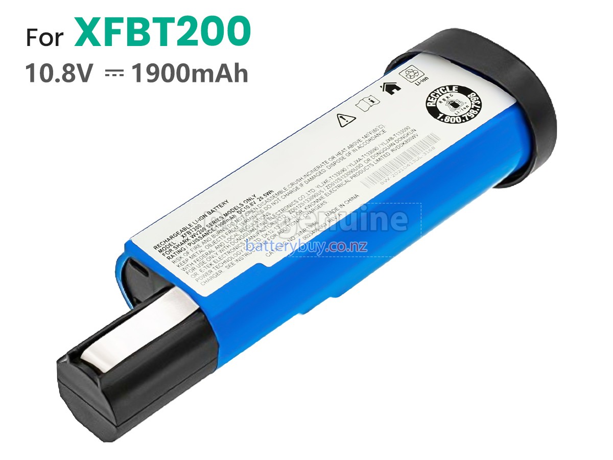 replacement Shark XFBT200 battery