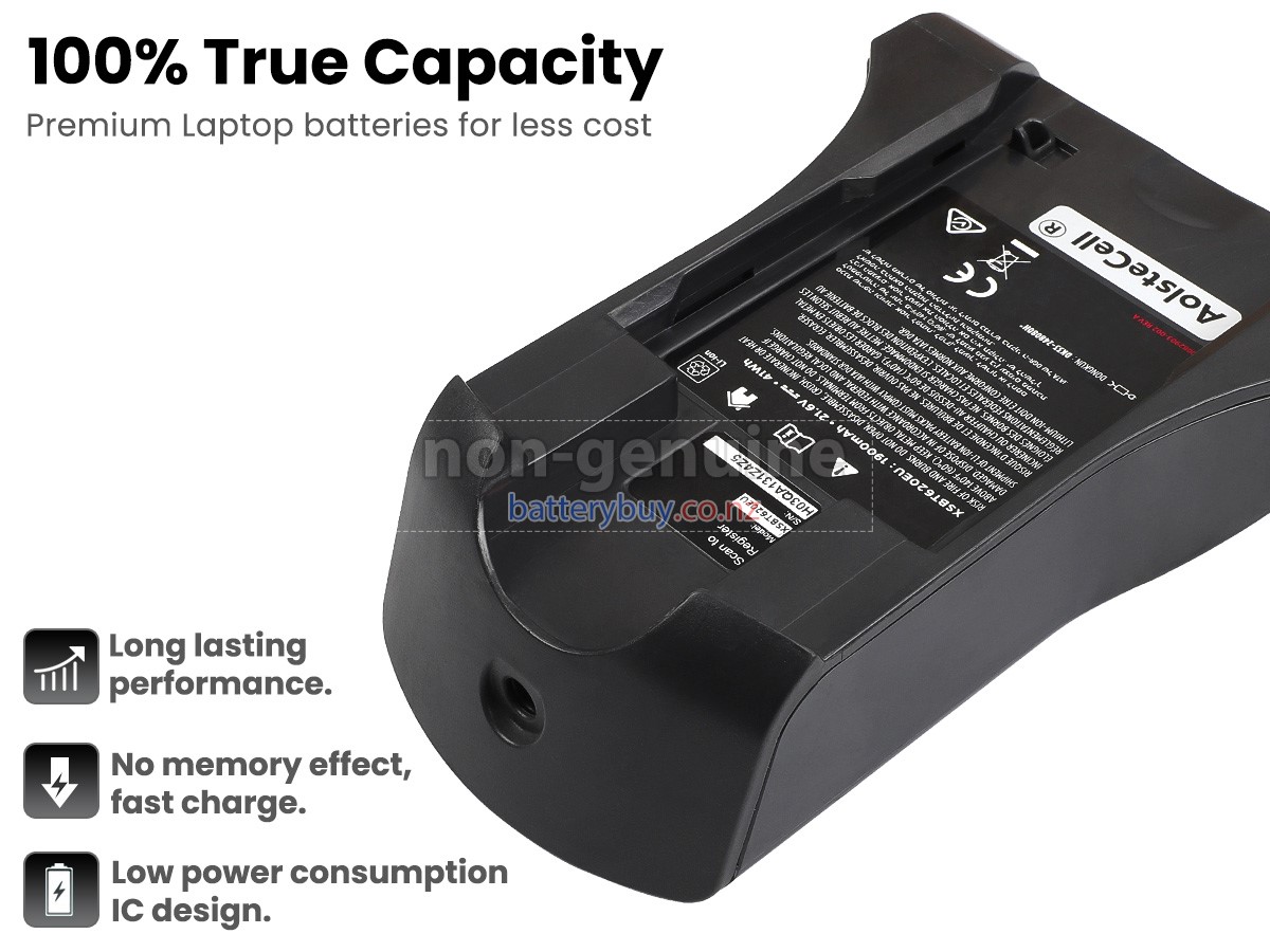 replacement Shark X3 battery