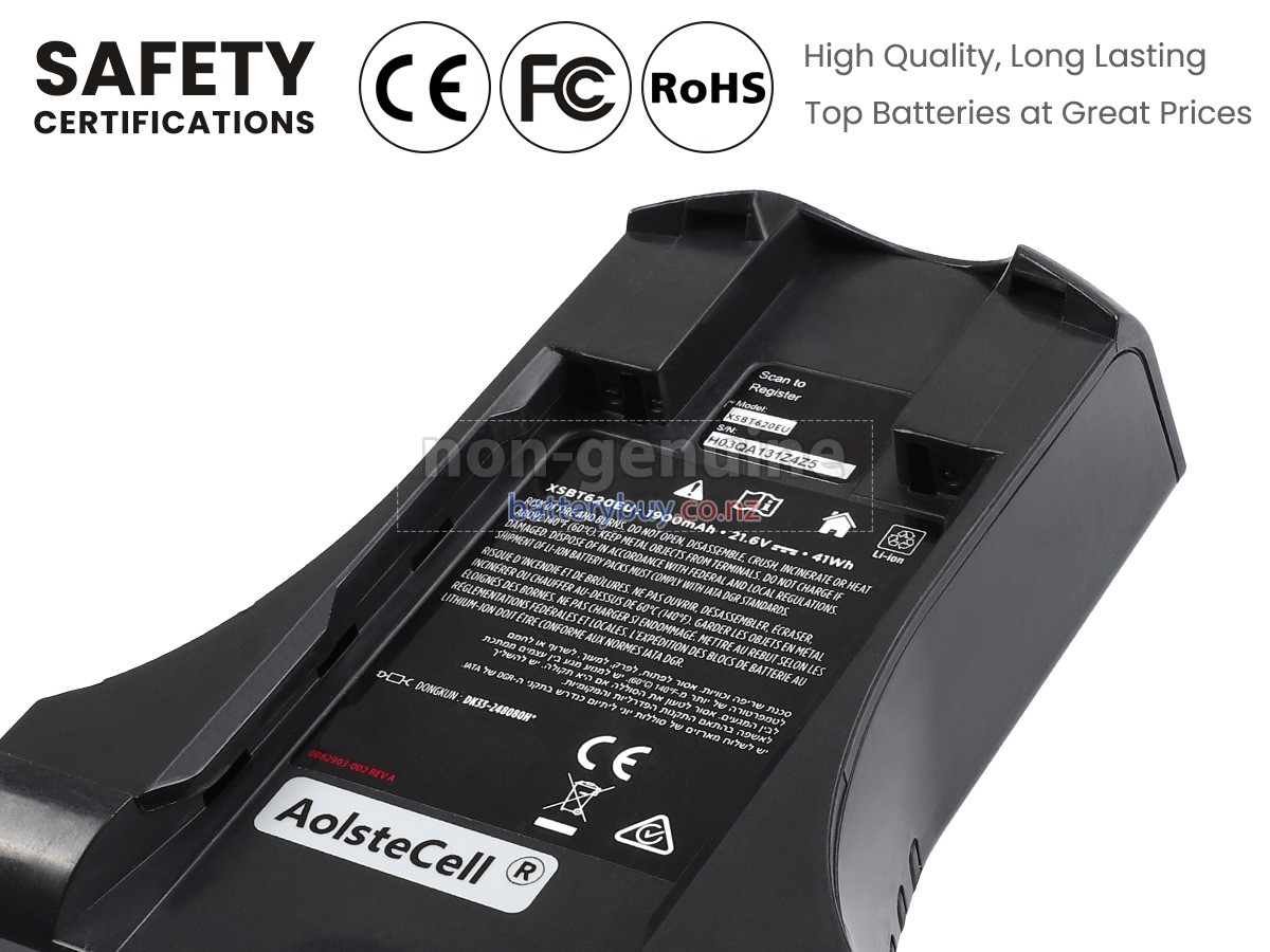 replacement Shark X3 battery