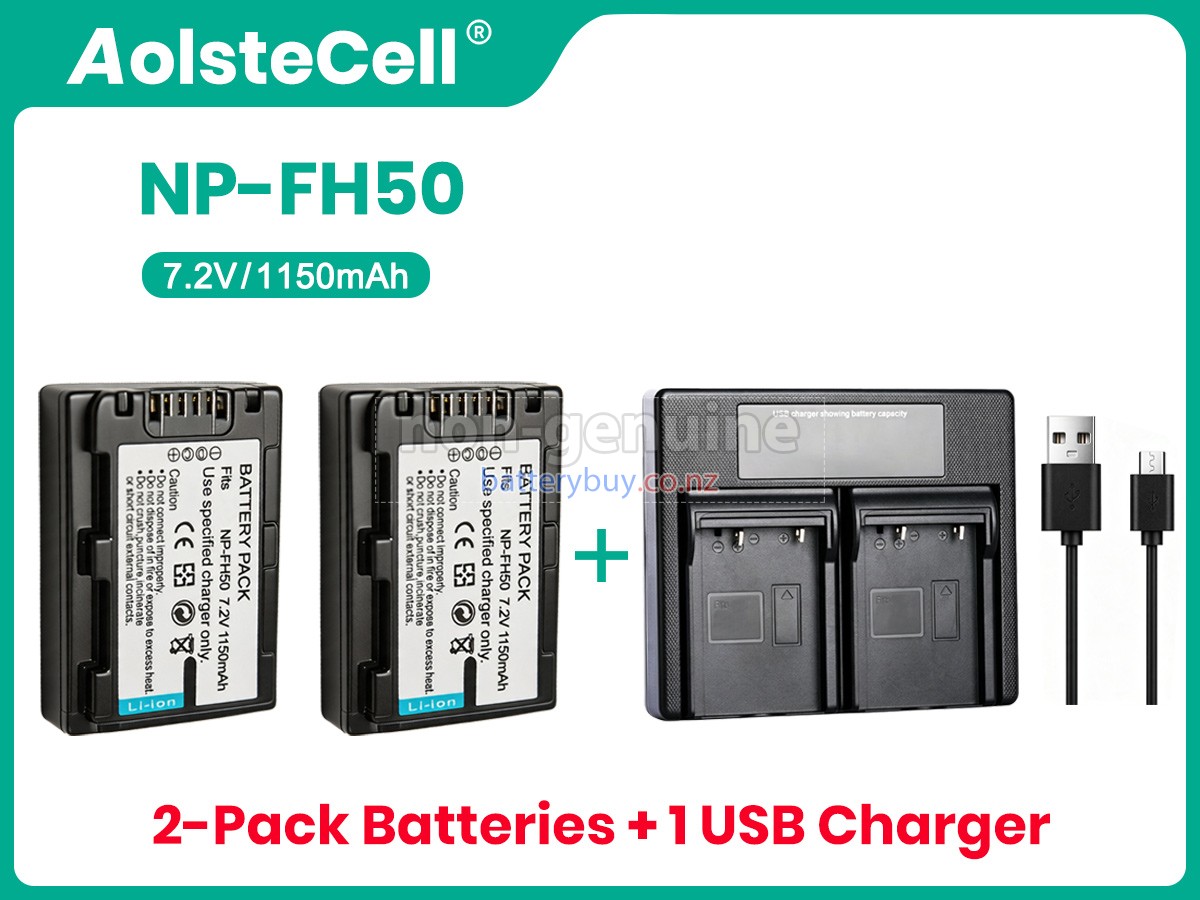 replacement Sony NP-FH60 battery