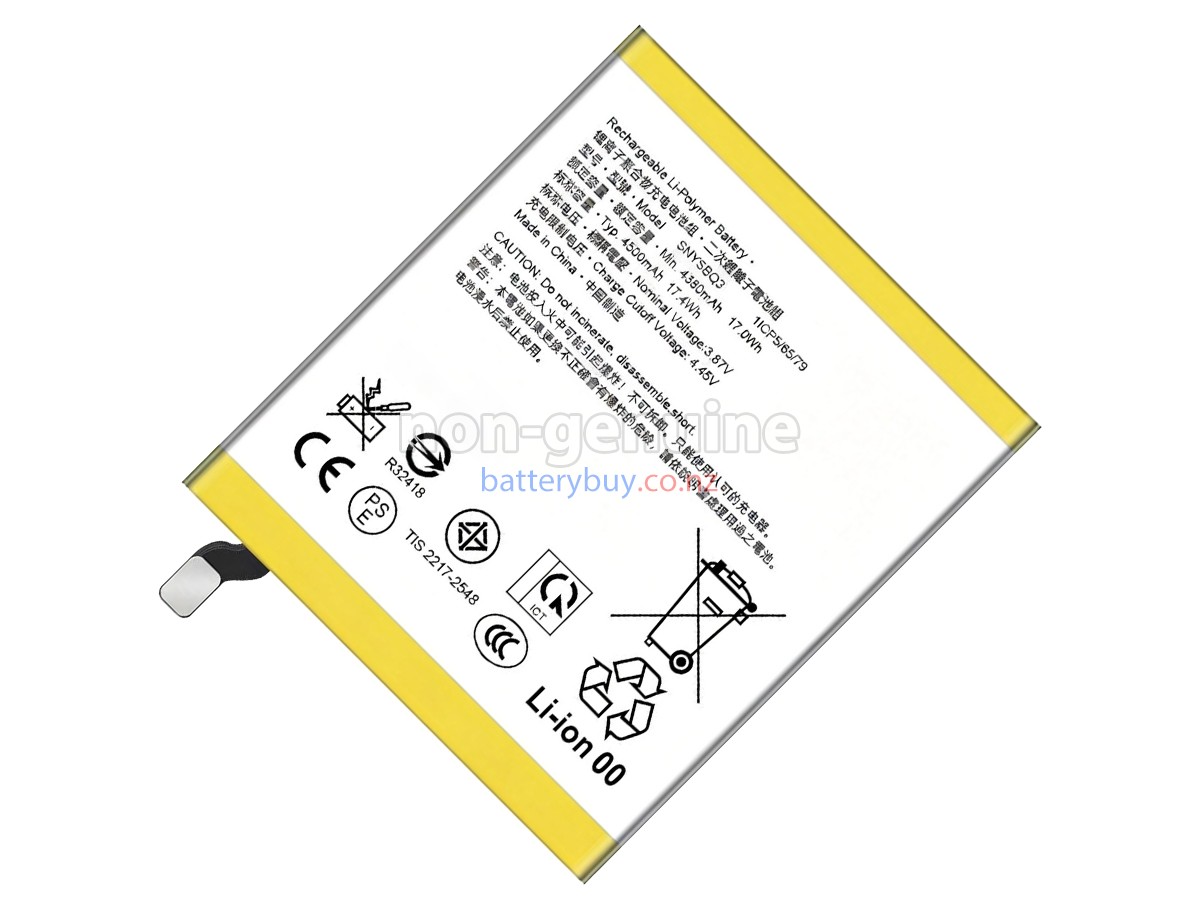 replacement Sony SNYSBQ3 battery