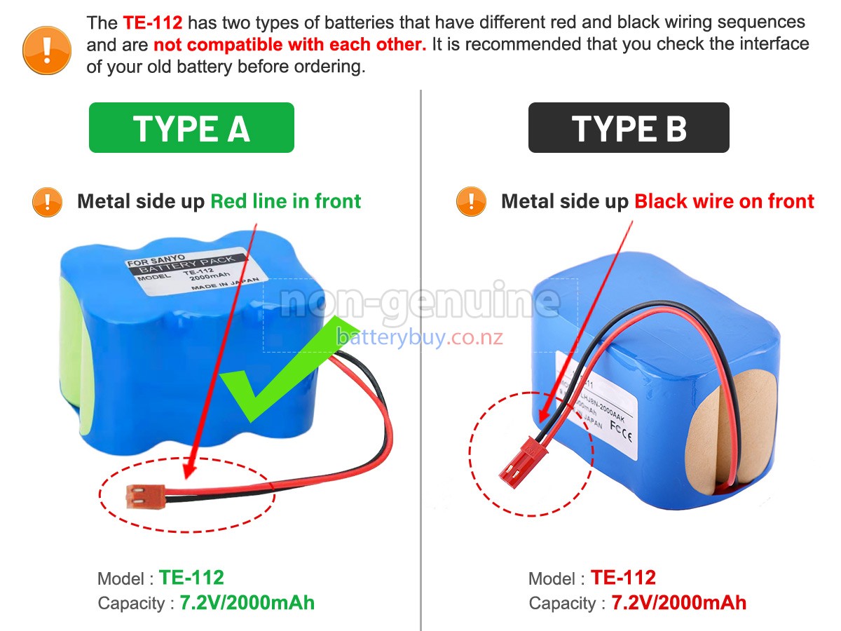 replacement Terumo 6N-1200SCK battery