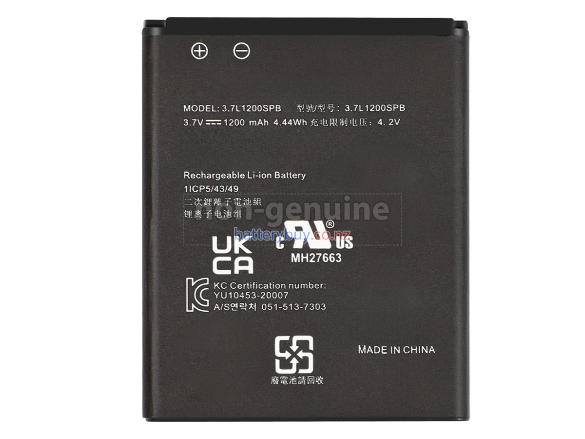 replacement Texas Instruments 3.7L1200SPB battery