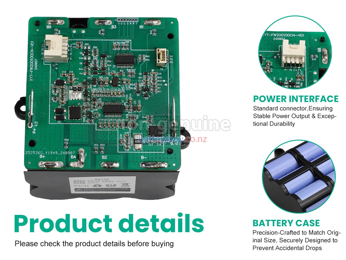 replacement Tineco FW100700CN battery
