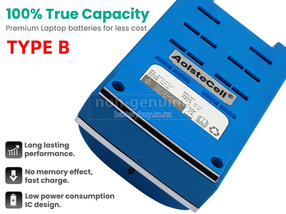 replacement Tineco ZB1873-6S1P-0 battery