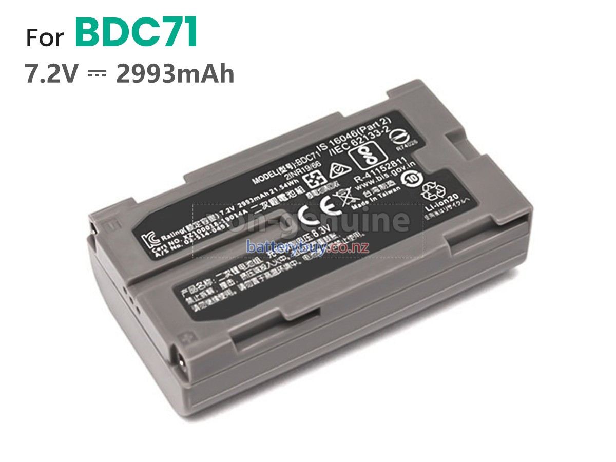 replacement Topcon GM-52 battery