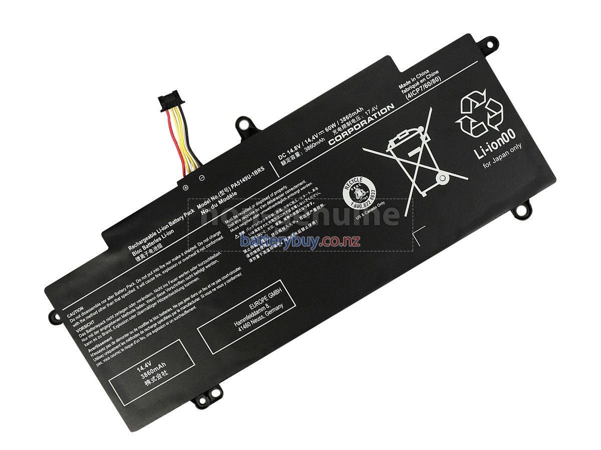 replacement Toshiba Tecra Z40T-C-10G battery