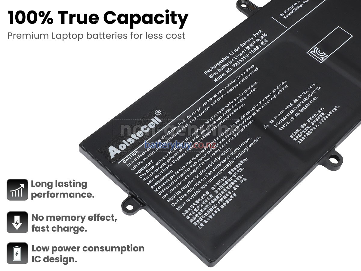 replacement Toshiba PORTÉGÉ A30-E battery