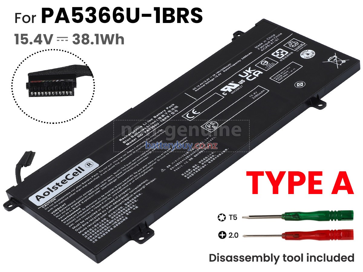 replacement Toshiba Dynabook Satellite Pro L50-G-13Z battery
