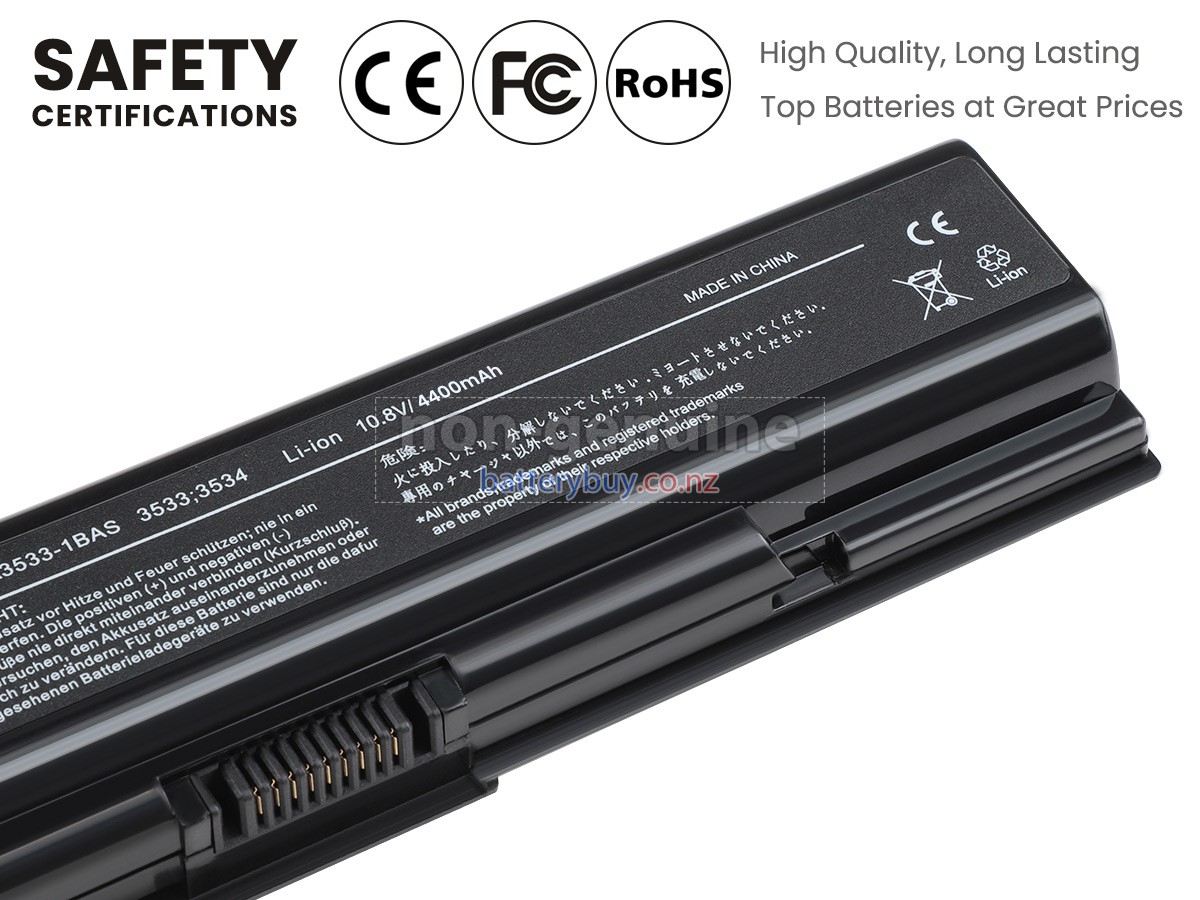 replacement Toshiba Satellite Pro A300-1GT battery