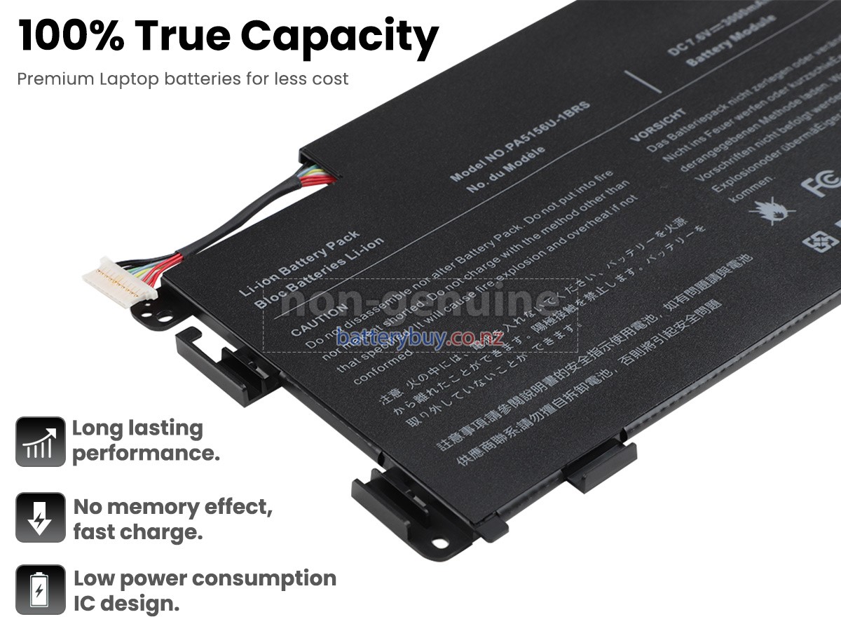 replacement Toshiba PA5156U-1BRS battery