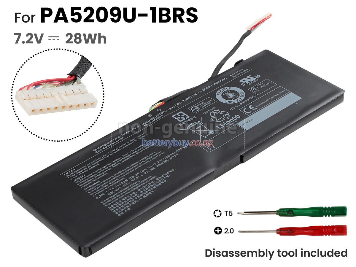 replacement Toshiba Satellite L15W-B0302SL battery