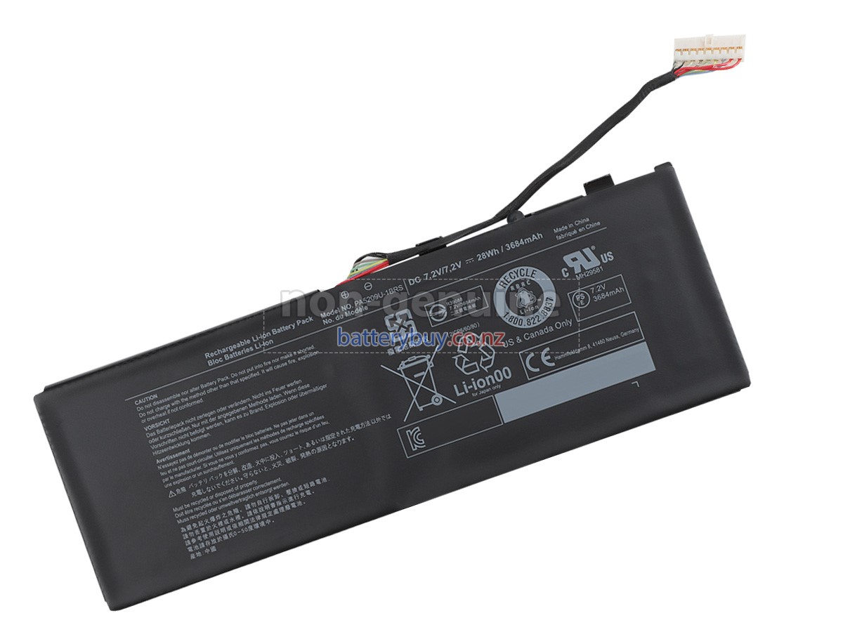 replacement Toshiba Satellite L15W-B1303 battery