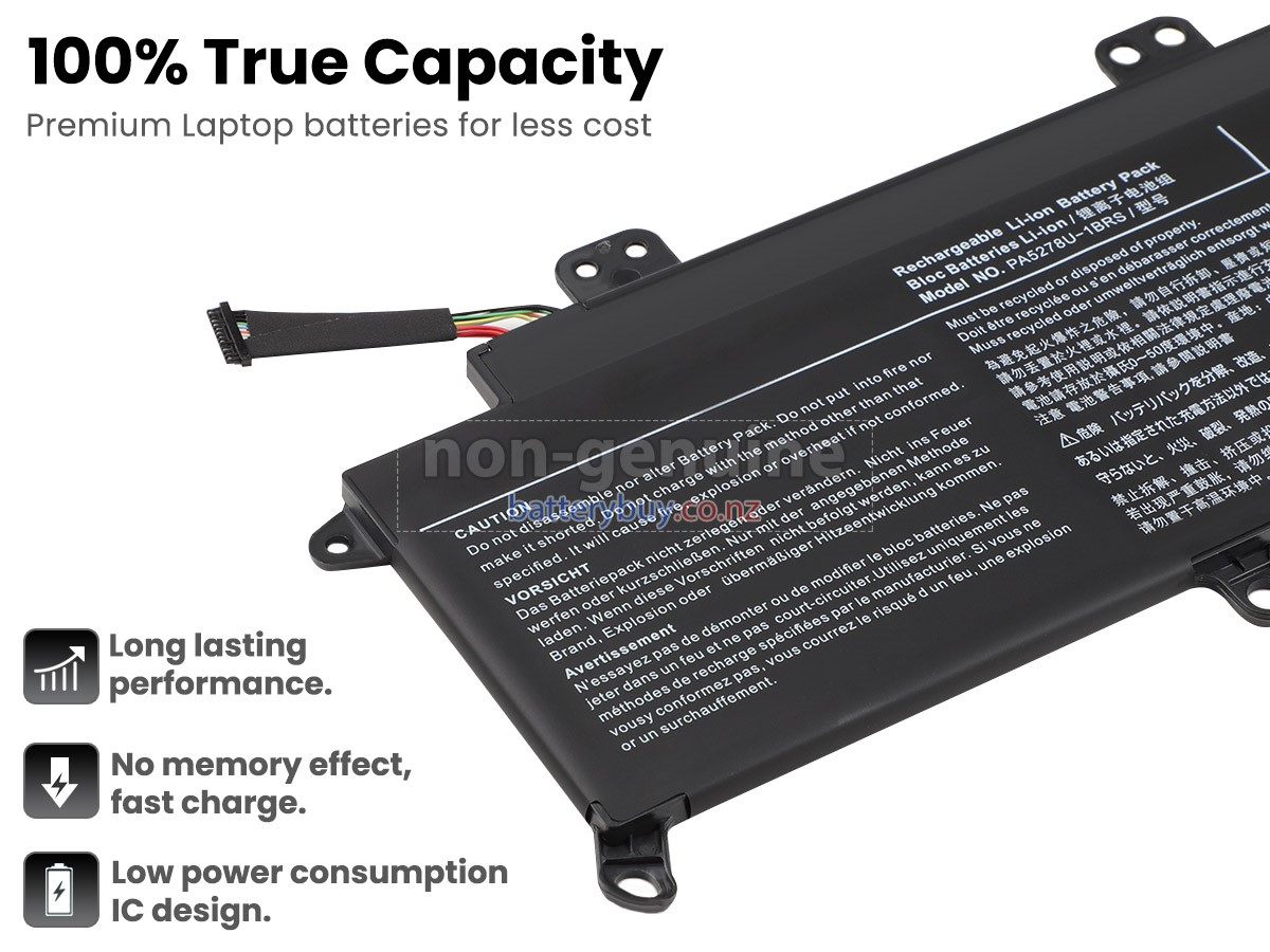 replacement Toshiba Portege X30-E (PT282A-01N00L) battery