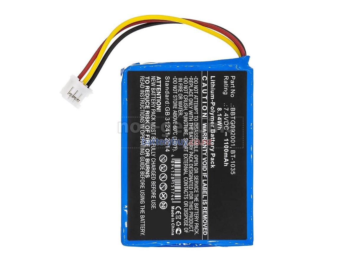 replacement Uniden BBTG092001 battery