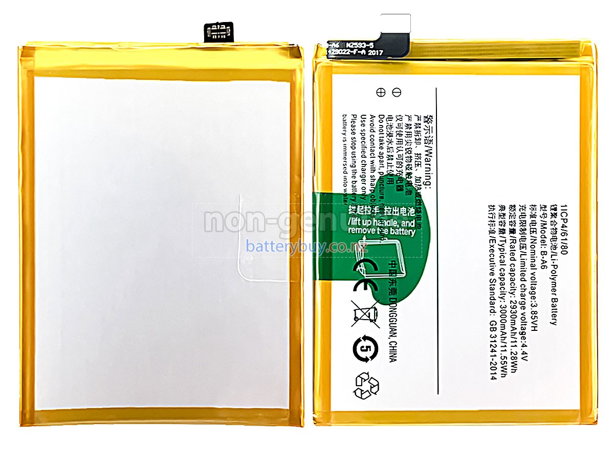 replacement Vivo B-A6 battery