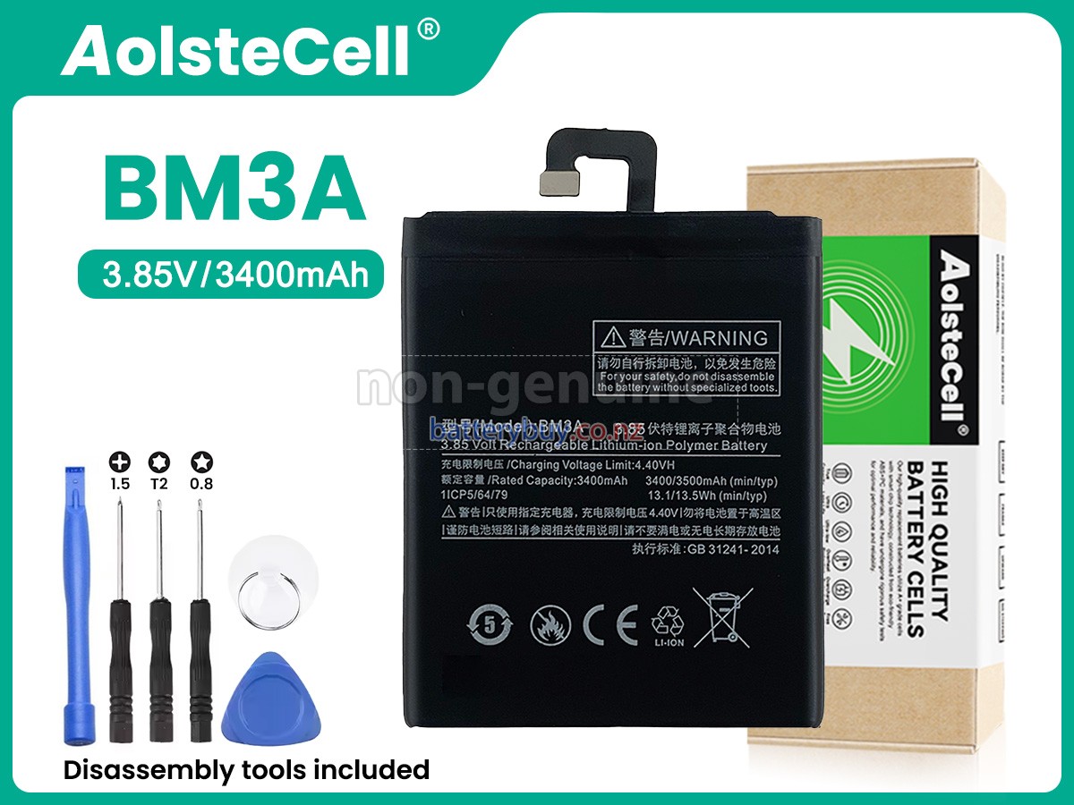 replacement XiaoMi NOTE 3 battery