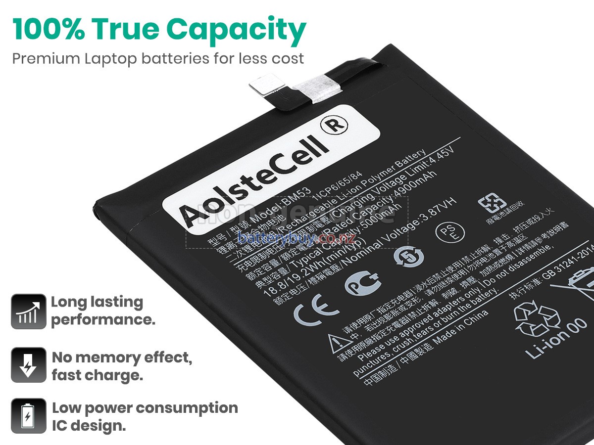 replacement XiaoMi 10T PRO 5G battery