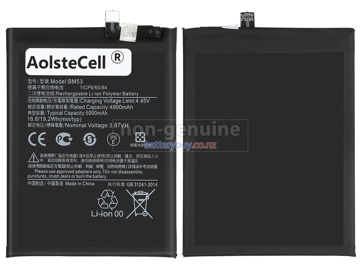 replacement XiaoMi 10T PRO 5G battery