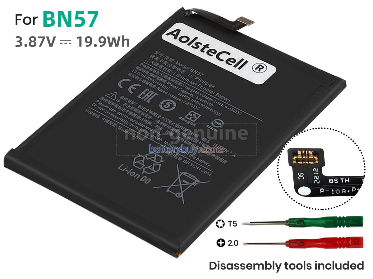replacement XiaoMi BN57 battery