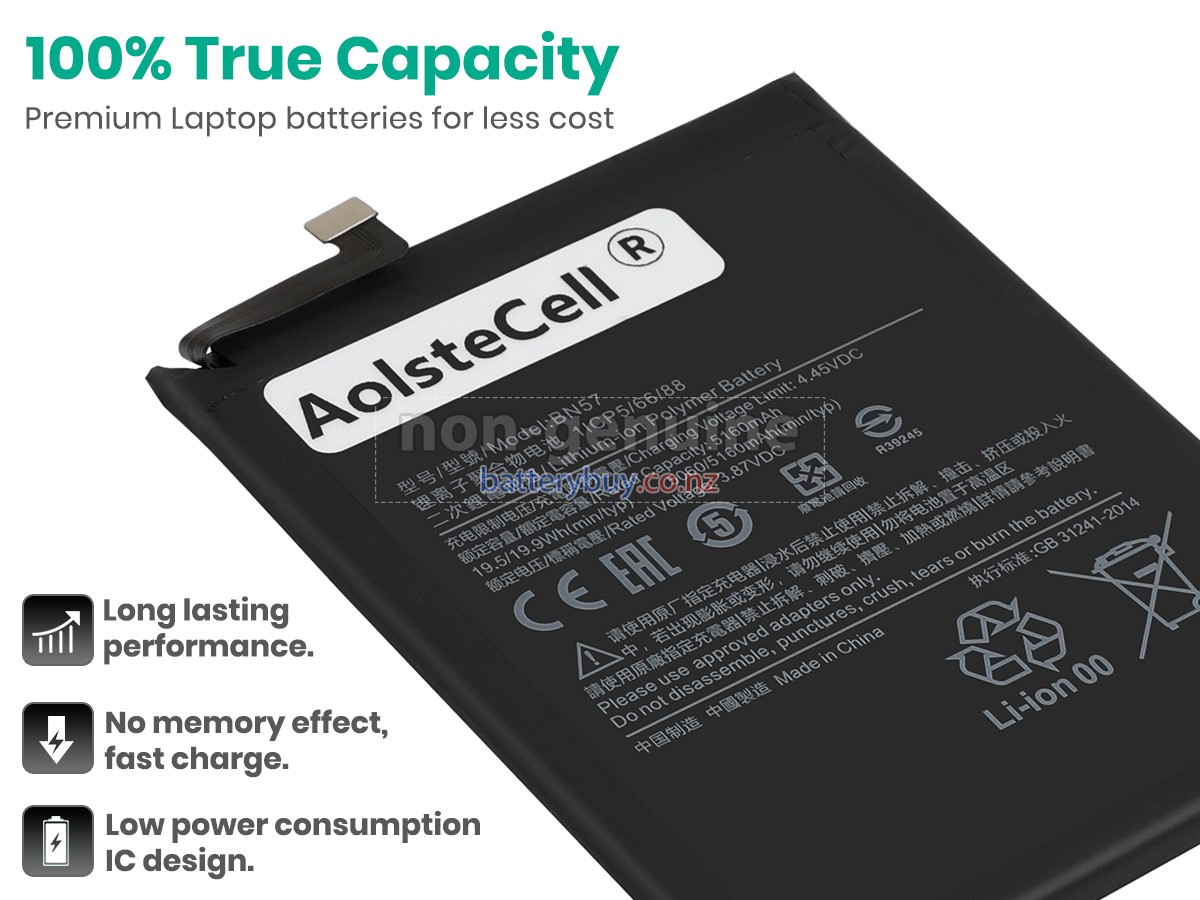 replacement XiaoMi BN57 battery