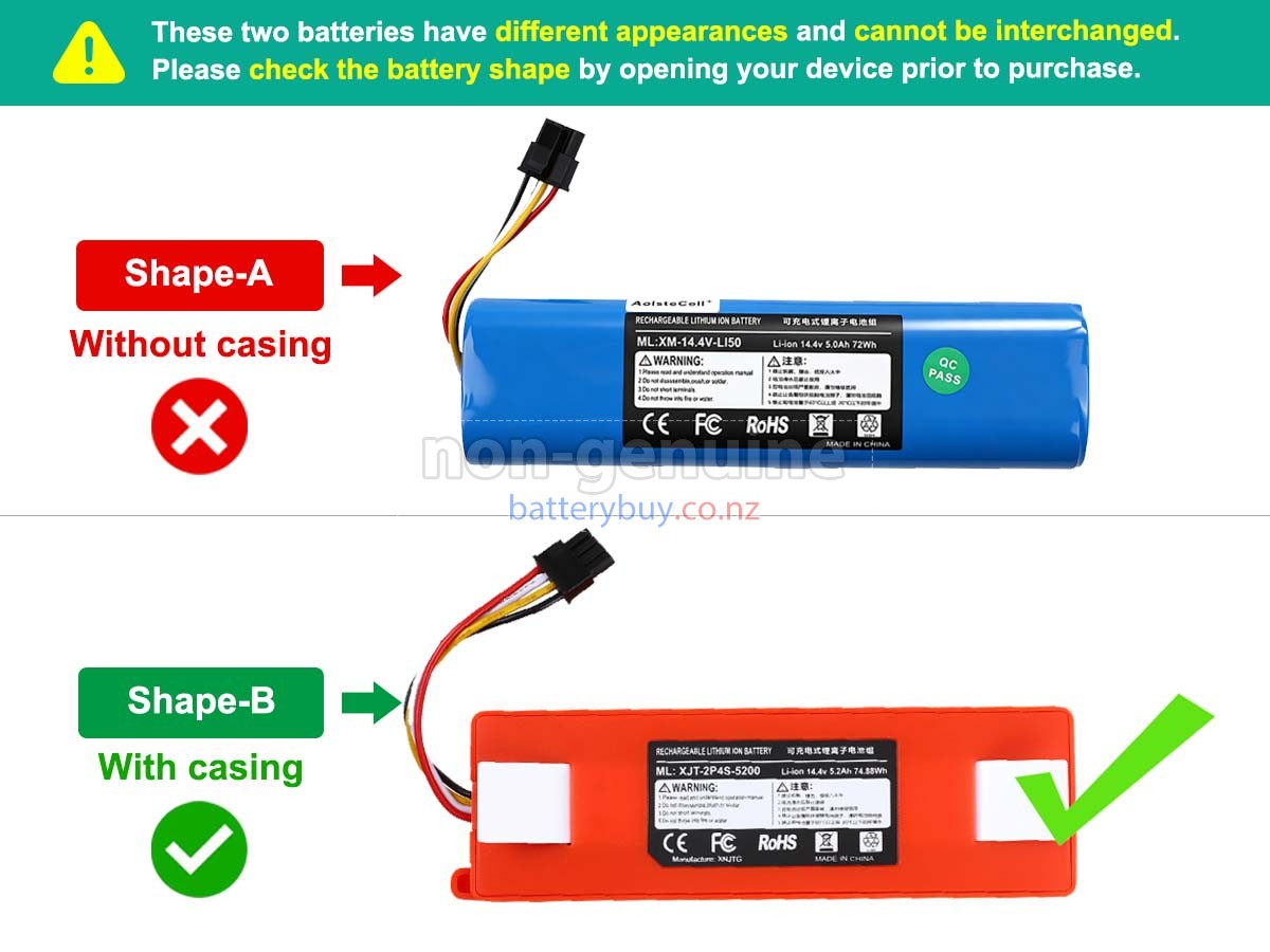 replacement XiaoMi MOP 2 PRO+ battery