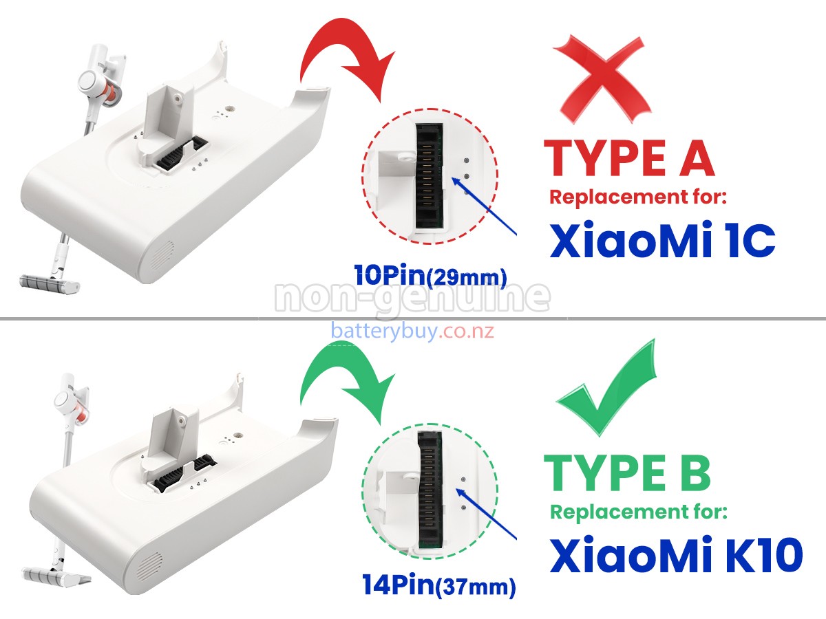 replacement XiaoMi MJWXCQ04ZM battery