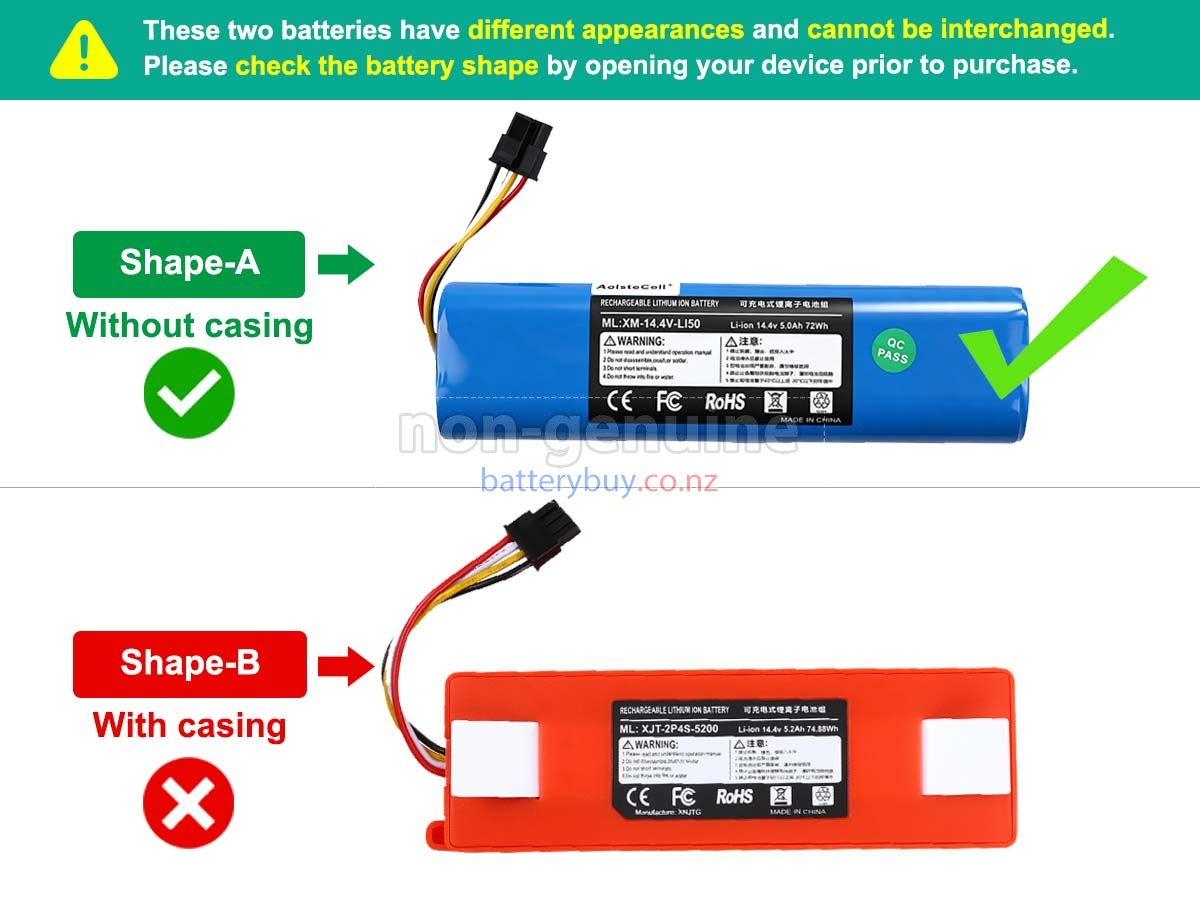 replacement XiaoMi MOP 2 PRO+ battery