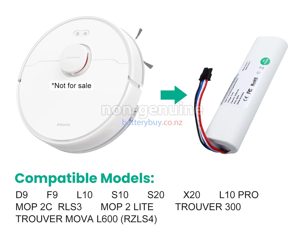 replacement XiaoMi ROBOT VACUUM S20 battery