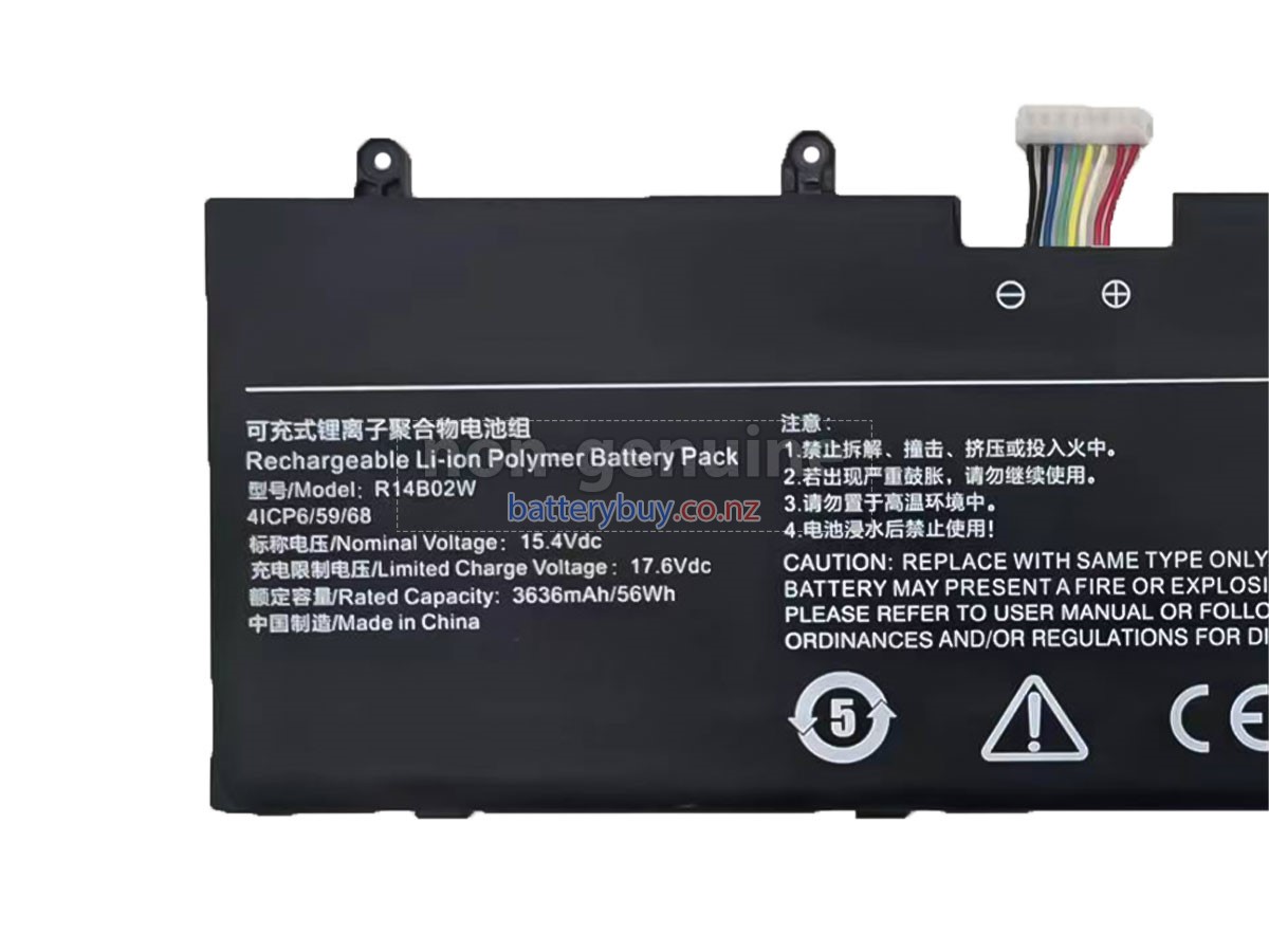 replacement XiaoMi REDMIBOOK PRO 14 2022 battery