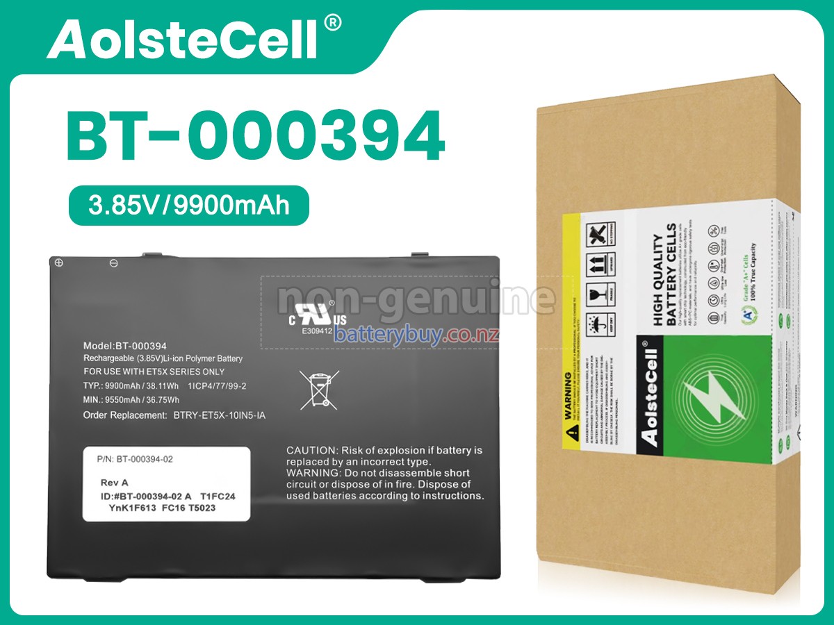 replacement Zebra ET5X battery