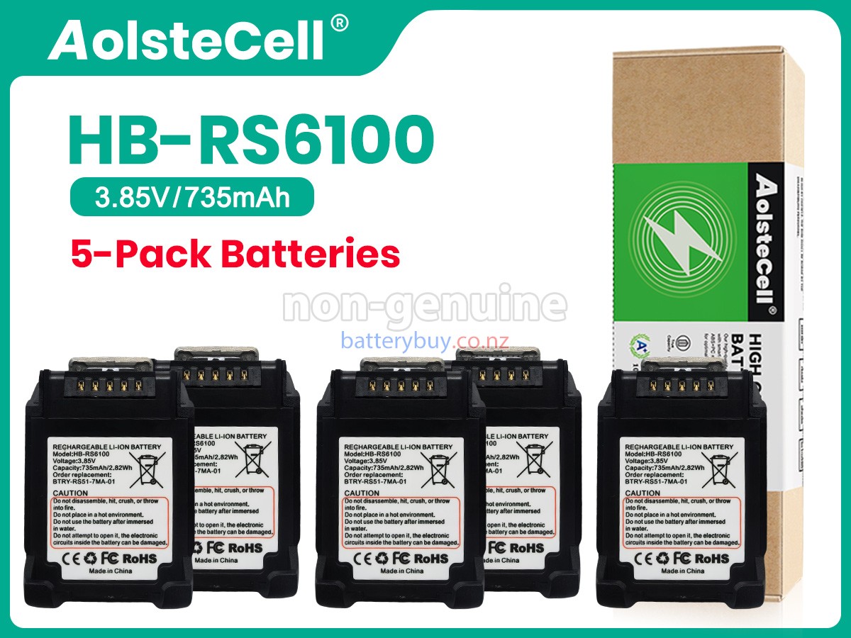 replacement Zebra RS5100 2D battery