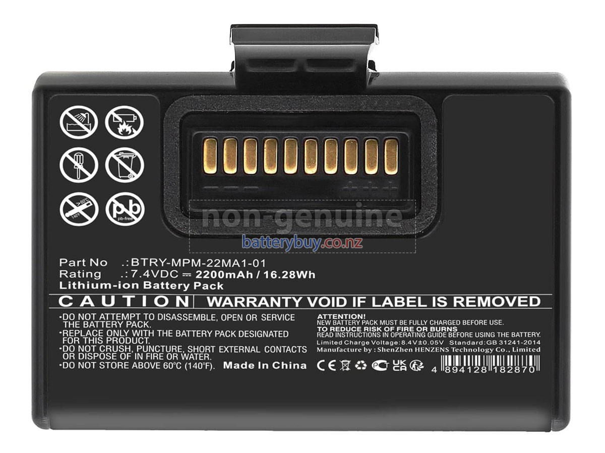 replacement Zebra ZR328 battery