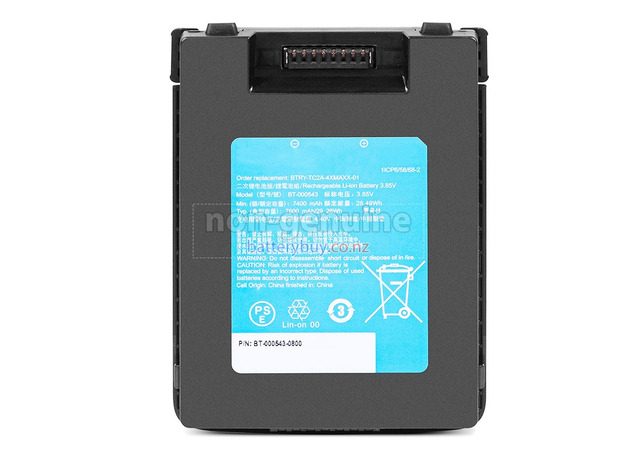 replacement Zebra BT-000543-0800 battery