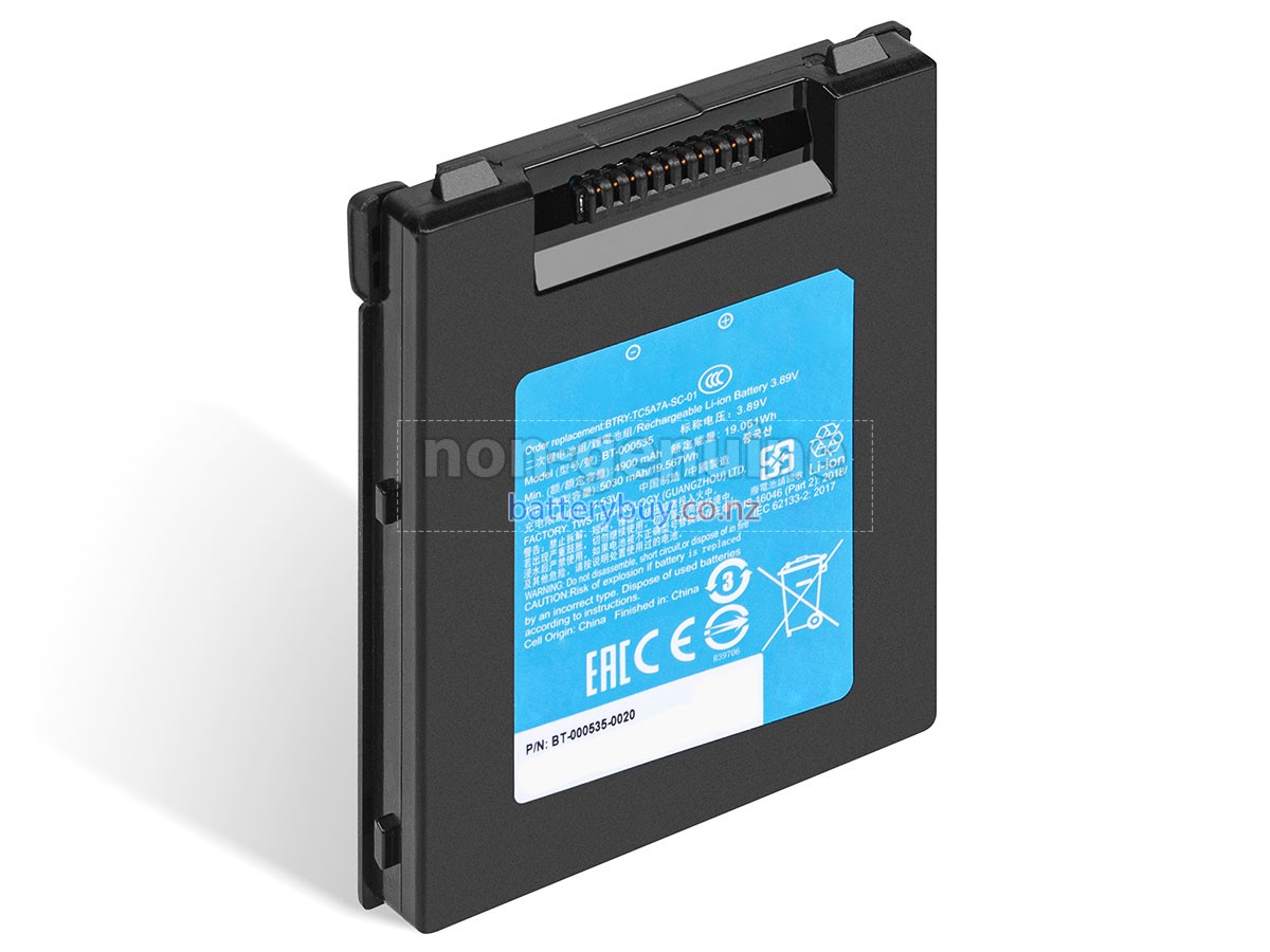 replacement Zebra BT-000535-0020 battery