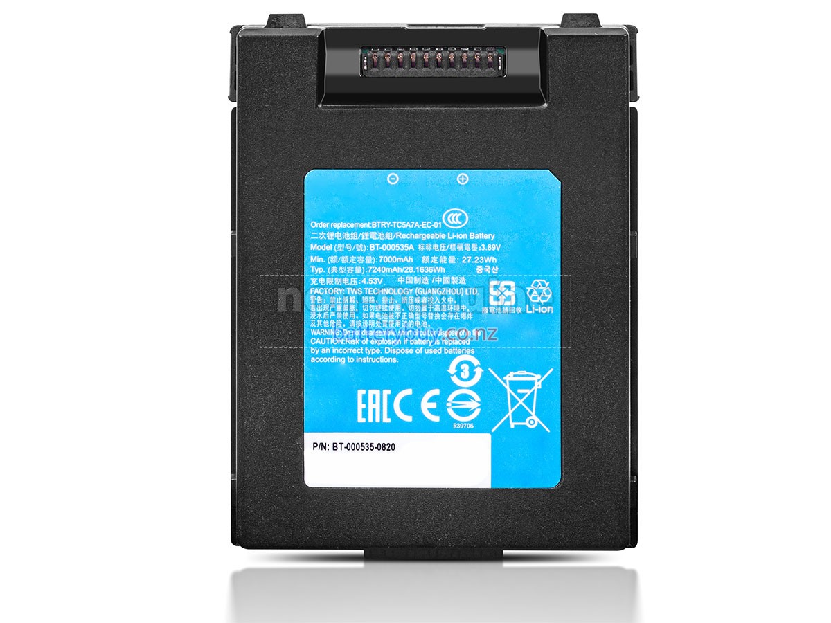 replacement Zebra BT-000535-0020 battery