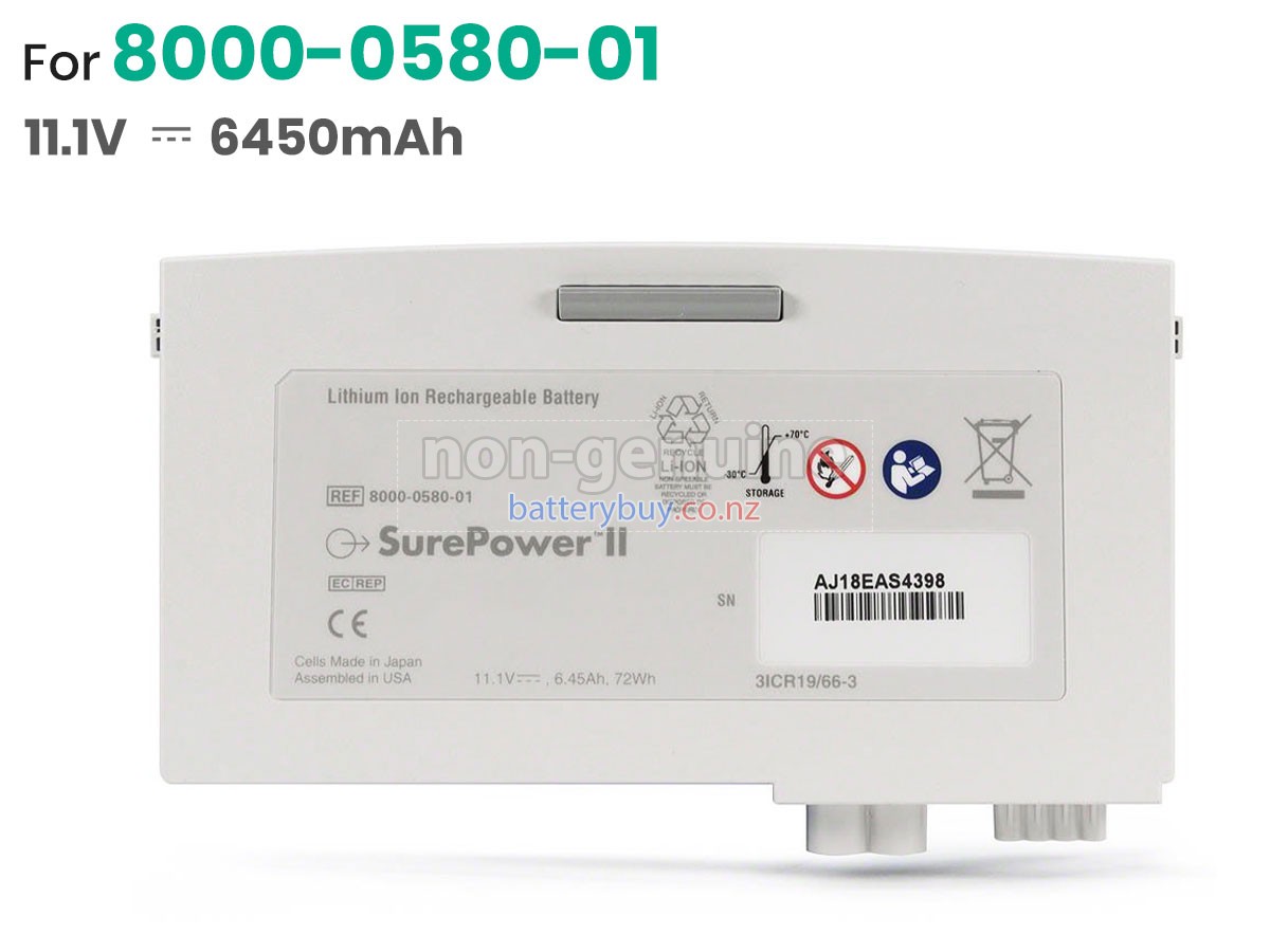 replacement ZOLL PROPAQ M battery