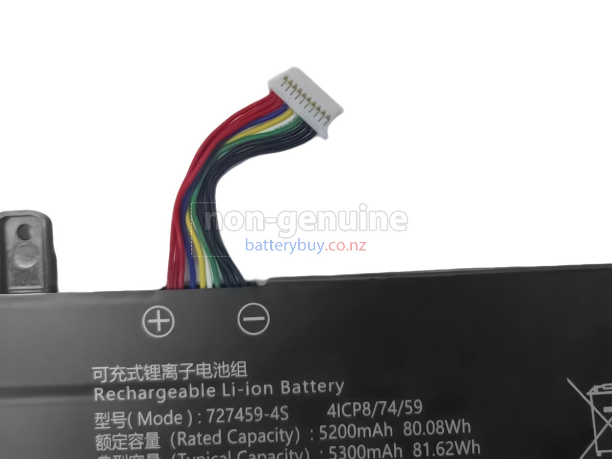 replacement Zrtz 727459-4S(4ICP8/74/59) battery