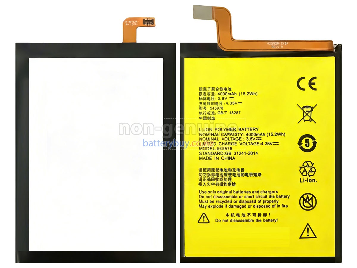 replacement ZTE 545978 battery