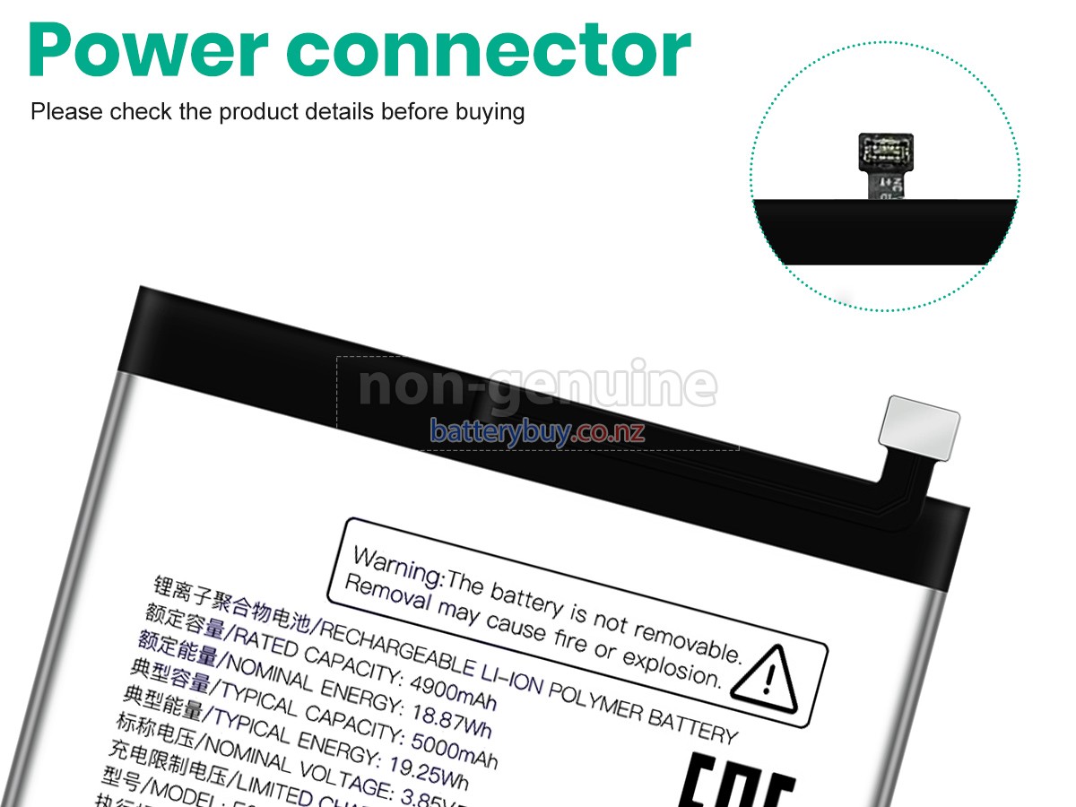 replacement ZTE BLADE A35 battery