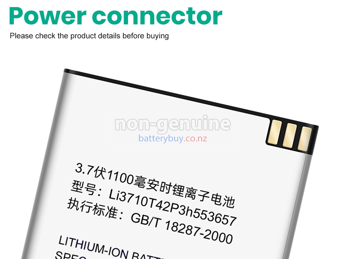 replacement ZTE LI3710T42P3H553657 battery