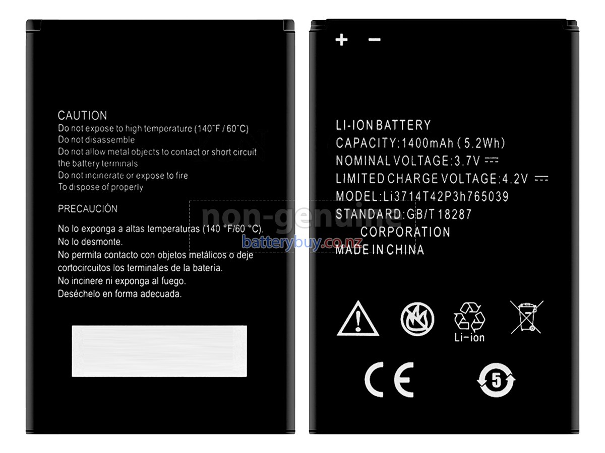 replacement ZTE LI3714T42P3H765039 battery