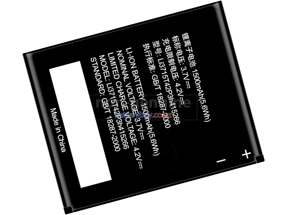replacement ZTE LI3715T42P3H415266 battery